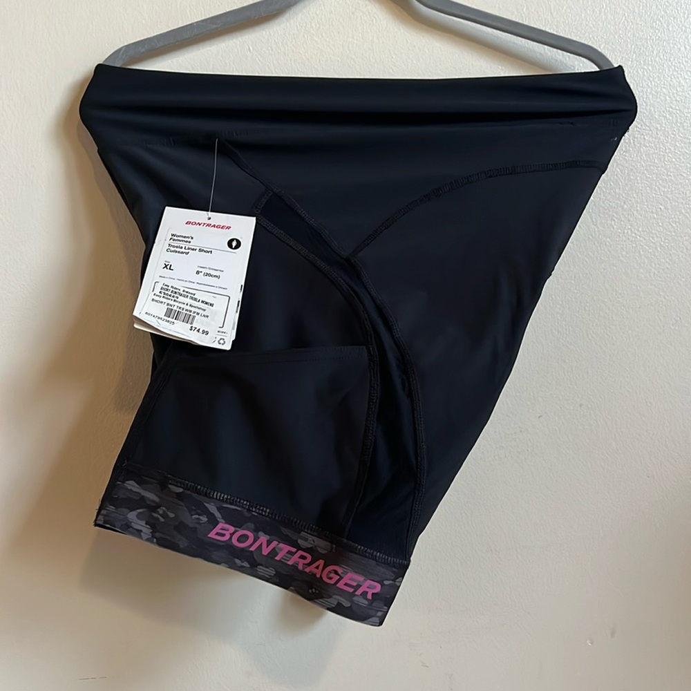 Bontrager trosla liner bike short womens XL with 8” inseam